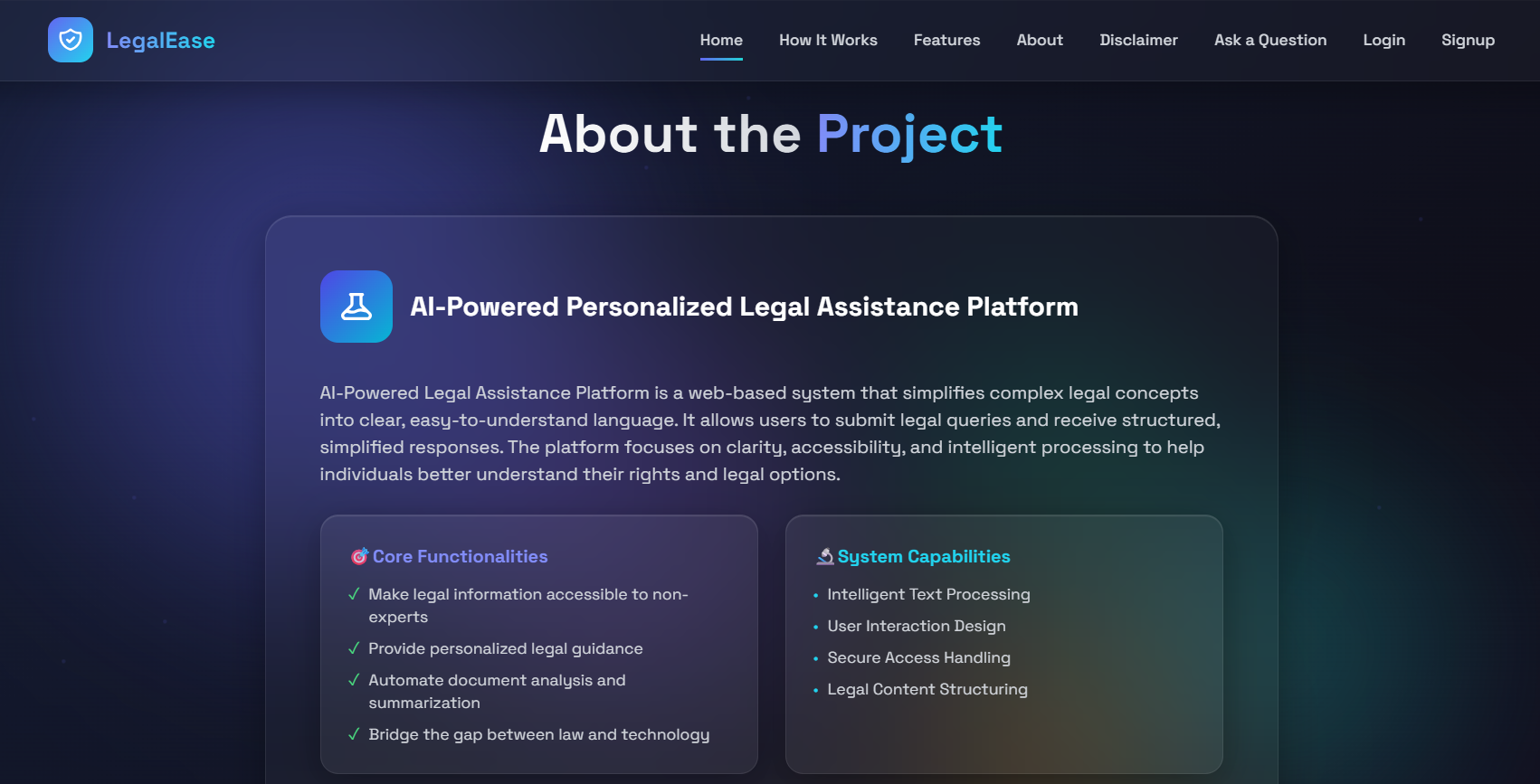 AI Legal Assistant Slide 3